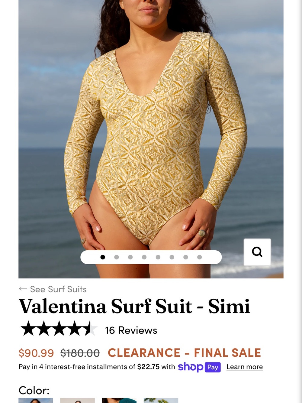 Seea Valentina Surf Suit